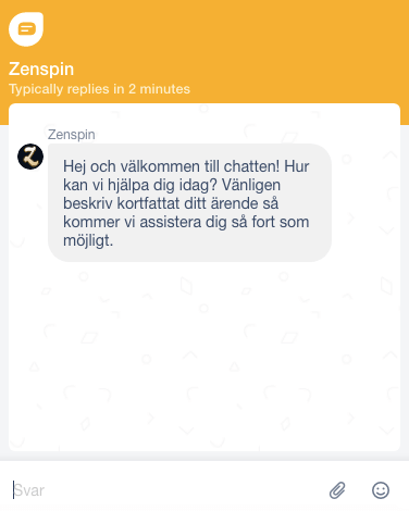 Snabb hjälp via livechatt