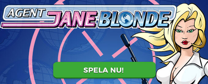 Agent Jane Blonde slot header