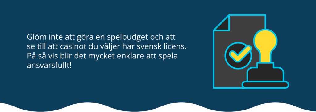 Ansvarsfullt spelande.