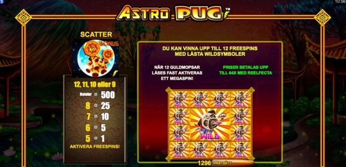 Astro Pug Free Spins