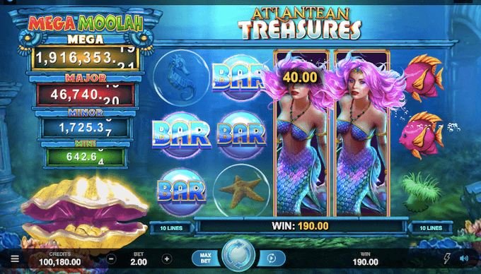 Atlantean Treasures Mega Moolah