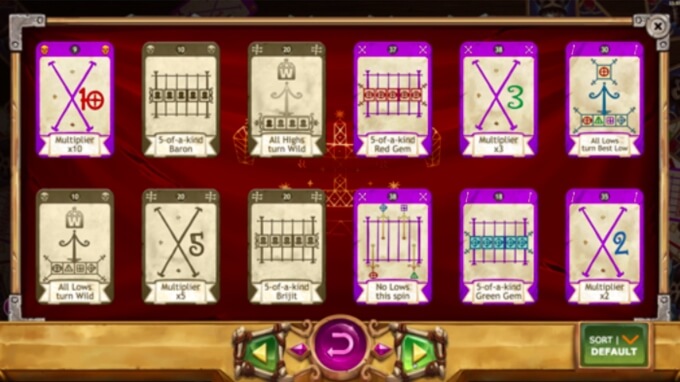 Baron Samedi Slot Cards