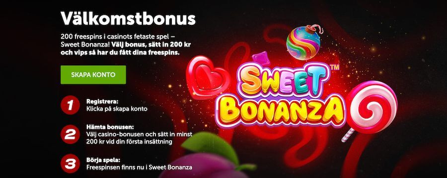 Välkomstbonus hos Betsafe Casino