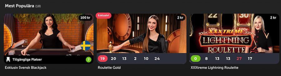 Betsafe Live casino