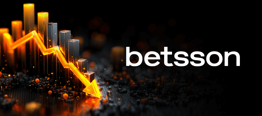 Betsson faller på börsen