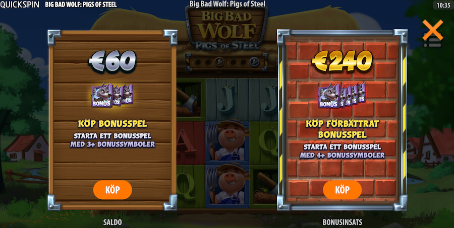 Big Bad Wolf: Pigs of Steel Bonus Buy