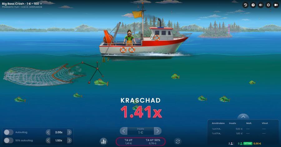 Big Bass Crash spel