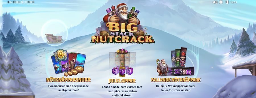 Big Stack Nutcrack bonusfunktioner