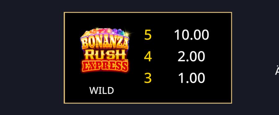 Wild-symbolen i Bonanza Rush Express slot