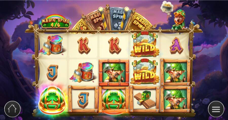 Free spins-läge i Buildin' More Bucks