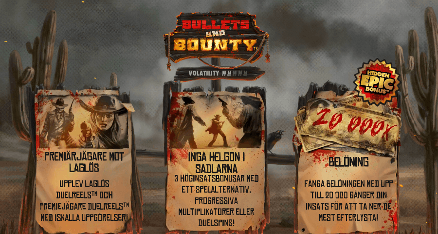 Funktioner i Bullets and Bounty