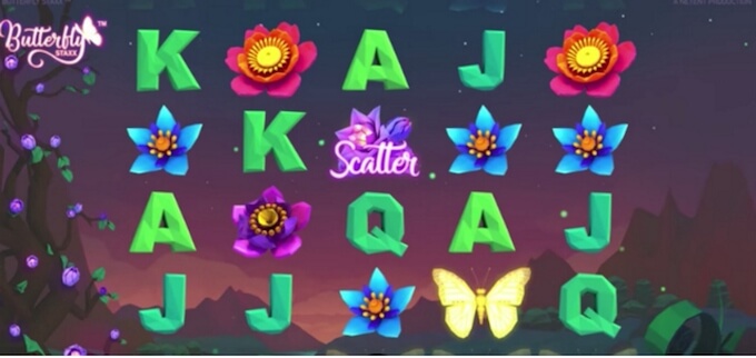 Butterfly Staxx slot spelplan