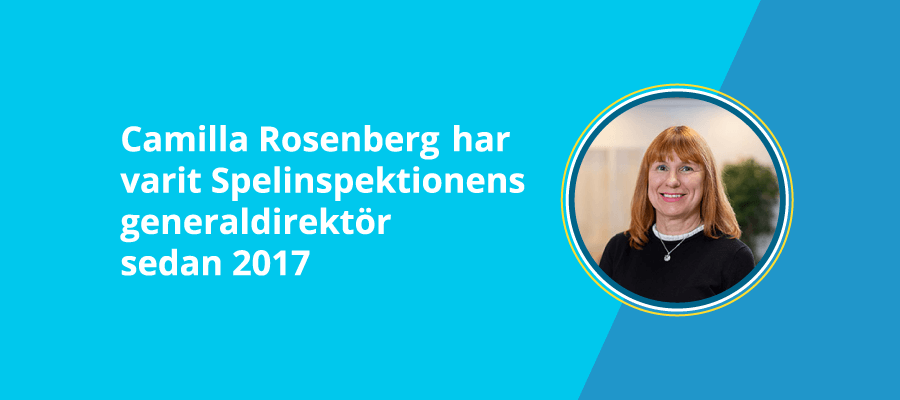 Camilla Rosenberg är Spelinspektionens generaldirektör