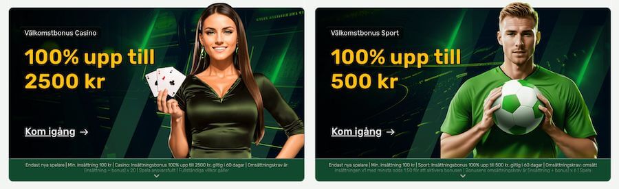 Välkomstbonus hos CampoBet