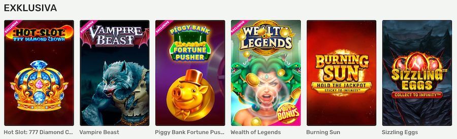 Exklusiva spel hos CampoBet