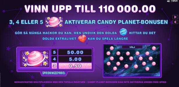 Candy Dreams Slot Bonus
