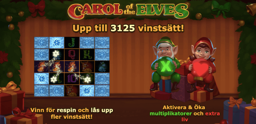 Carol of the Elves vinsttabell.