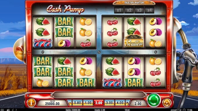 Cash Pump Slot Bonus Game