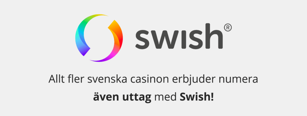 Fler casinon erbjuder Swish uttag