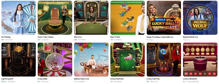 Live Casino - Casinostugan