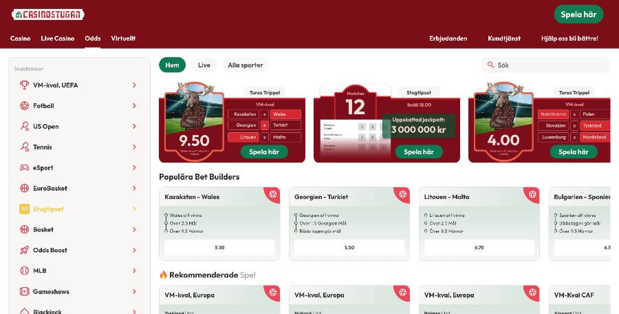 Casinostugan sport