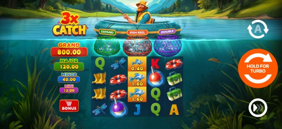 3x Catch från Playson