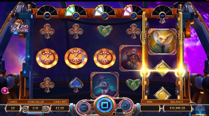 Cazino Cosmos Slot Bonus