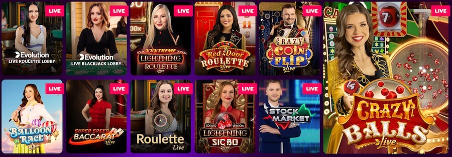 Cherry live casino