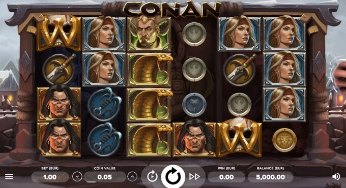 Conan Video Slot Bonus Game