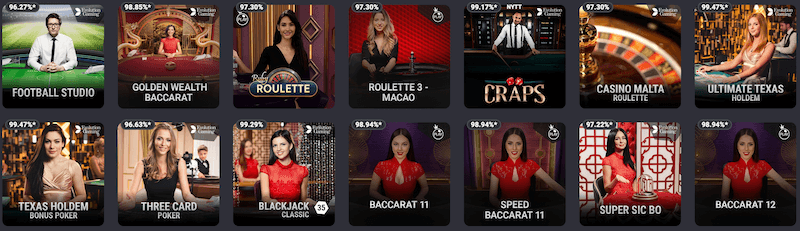 Coolbet live casino.