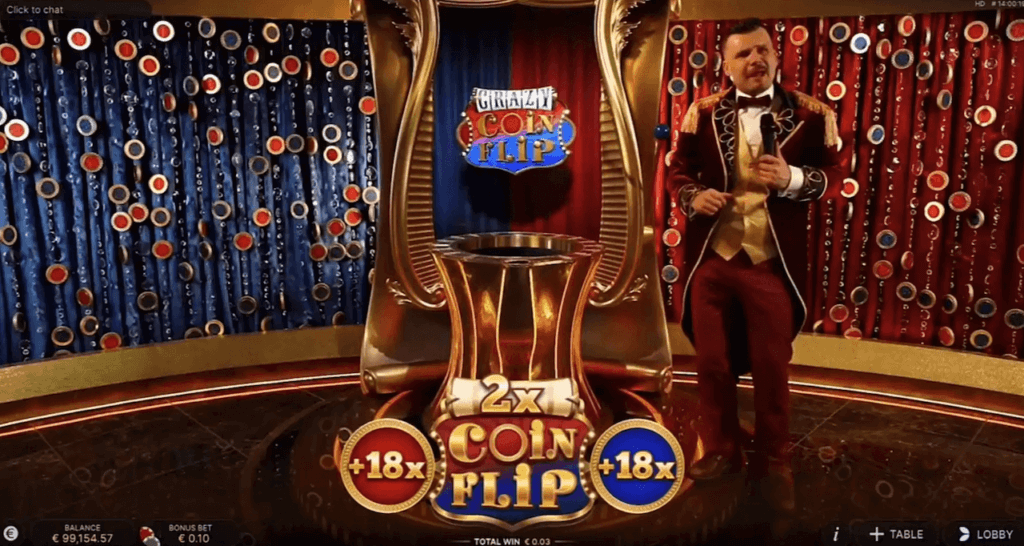 Crazy Coin Flips snygga studio.