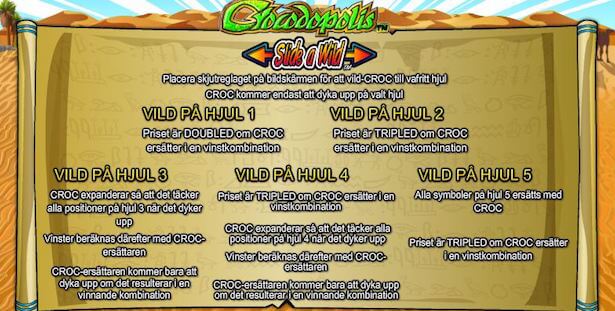 Crocodopolis Slot Wild