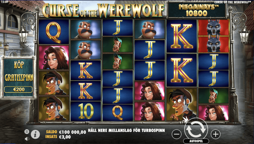 Curse of the Werewolf slot