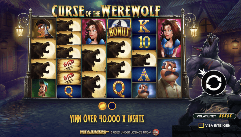 Curse of the Werewolf spelfunktion