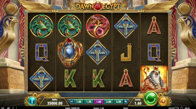 Dawn of Egypt Slot Bonus Game