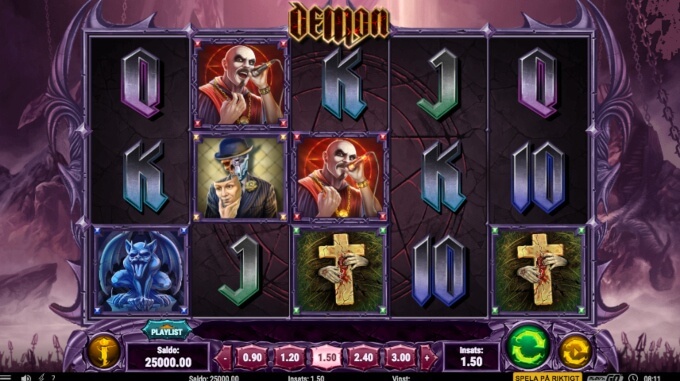 Demon Slot Bonus Symboler Spel