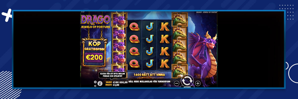 Drago Jewels of Fortune Slot Bonus