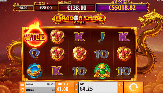 Dragon Chase spelplan