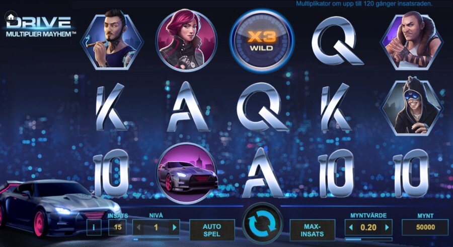 Drive: Multiplier Mayhem slot
