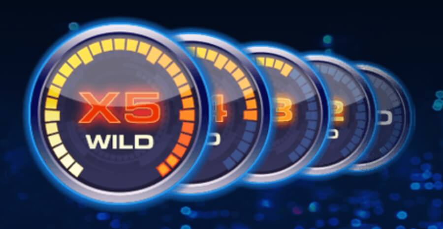 Wild-symboler i Drive: Multiplier Mayhem