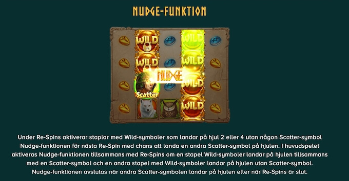 Druids Dream slot Nudge funktion