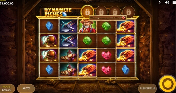 Dynamite Riches Slot Bonus Game