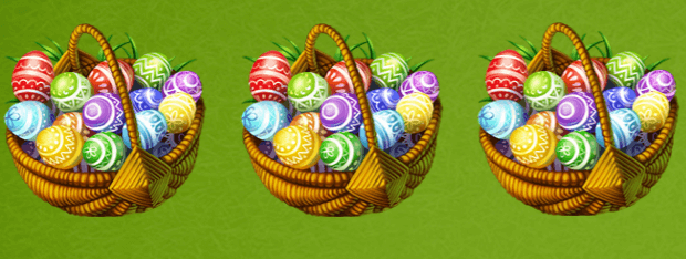 Easter Eggs bonussymbol. 