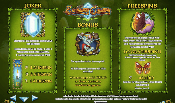 Enchanted Crystals Bonus