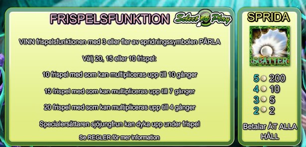 Enchanted Mermaid Slot Free Spins