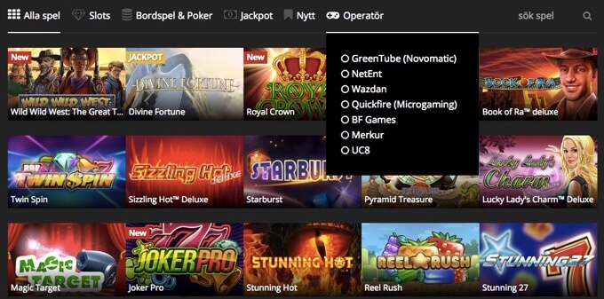 EnergyCasino spelutbud EnergyCasino spelutbud