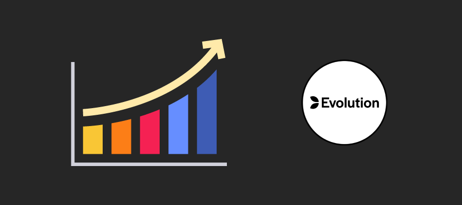 Evolution presenterar rekordsiffror