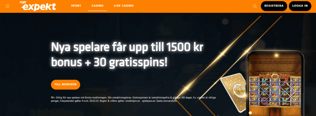 Expekt välkomstbonus