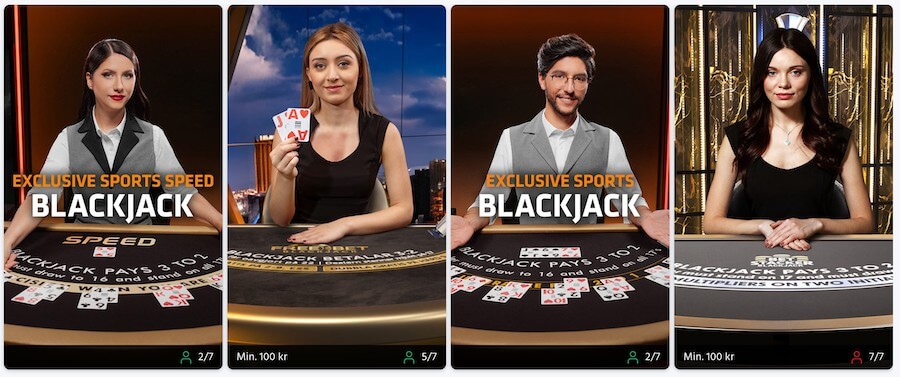 Live Casino hos Expekt