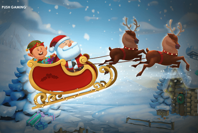 Fat Santa and his sleigh